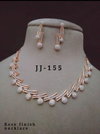 Party Wear Ad diamond Necklace set 1 Wholesale Price In Surat
 